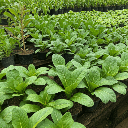 Fresh horticultural produce at market