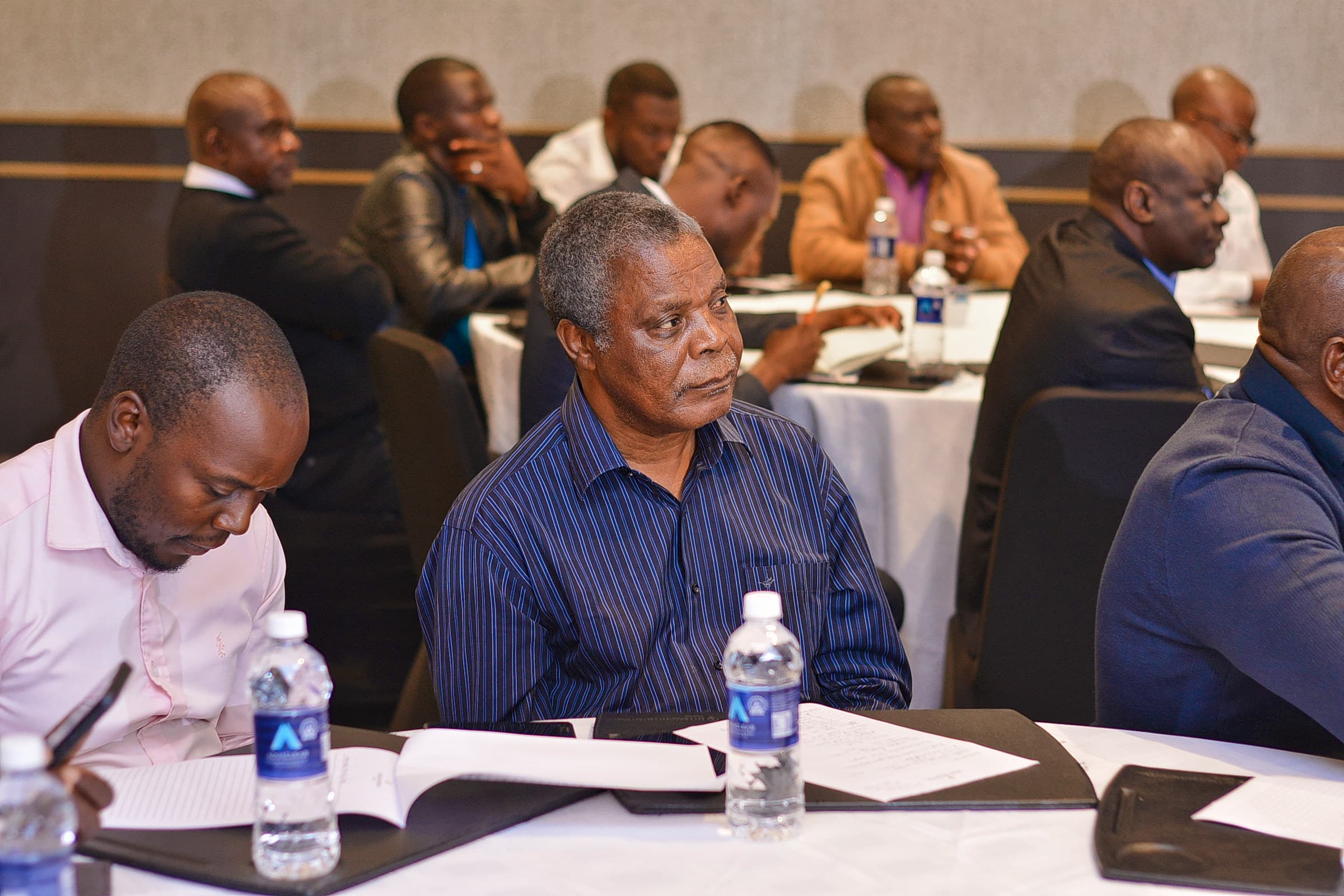 Corteva training — facilitator with participants